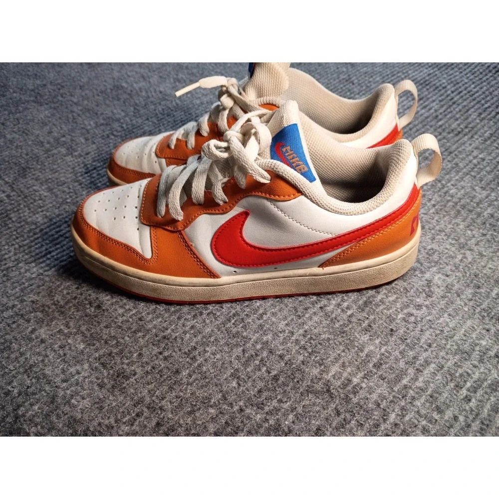 Nike Court Borough Low 2 GS Sneakers Hot Curry Colorway BQ5448-119 Size 7Y